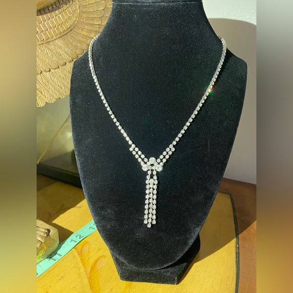 Vintage rhinestone necklace - Picture 9 of 9